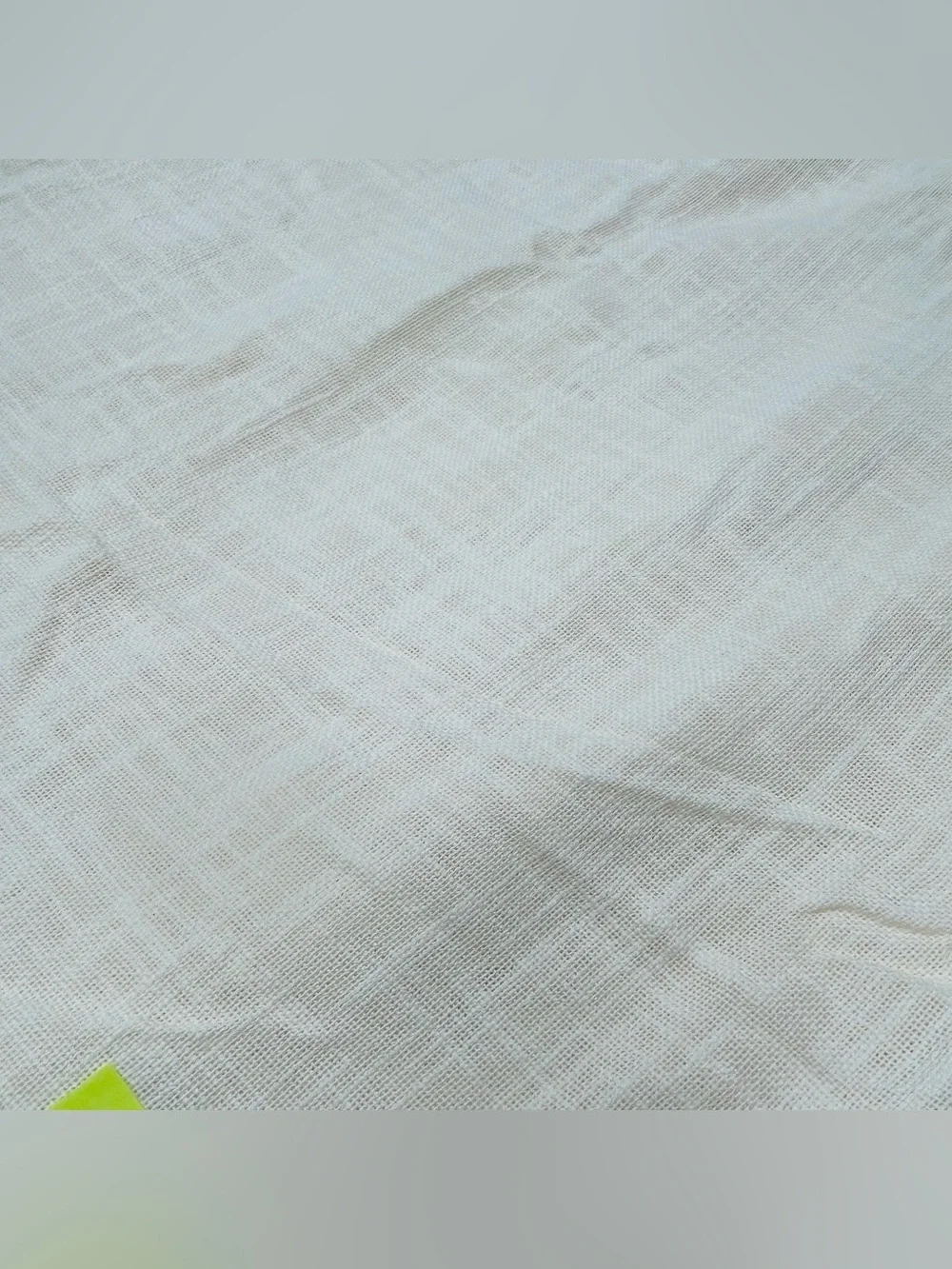 QUINCE Set Of 4 *48x89* Cotton Sheer Curtains Ivory 8945
